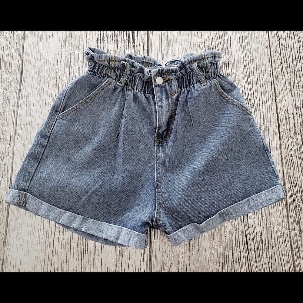 Denim shorts